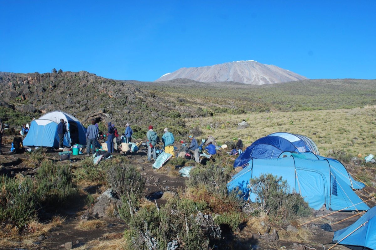 Mawenzi Tarn to Kibo Hut